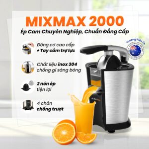 Máy ép cam công nghiệp Mixmax 2000 có tốt không?  