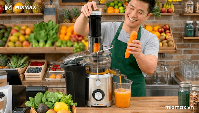 10 tiêu chí chọn máy ép công nghiệp cho quán nước