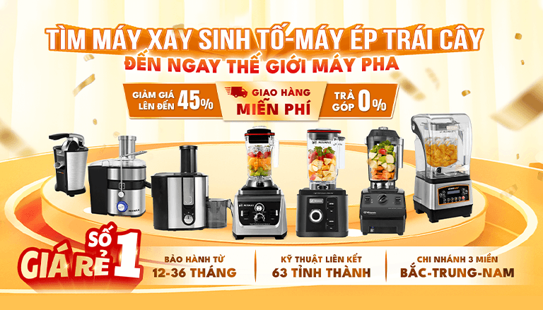 10 tiêu chí chọn máy ép công nghiệp cho quán nước