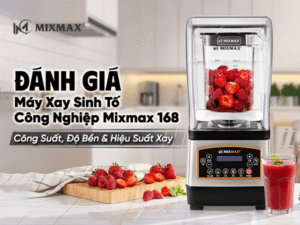 Review nhanh máy xay sinh tố công nghiệp Mixmax 168