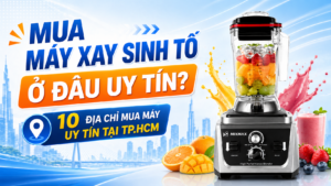Mua máy xay sinh tố ở đâu uy tín? 10 địa chỉ mua máy uy tín tại TP.HCM