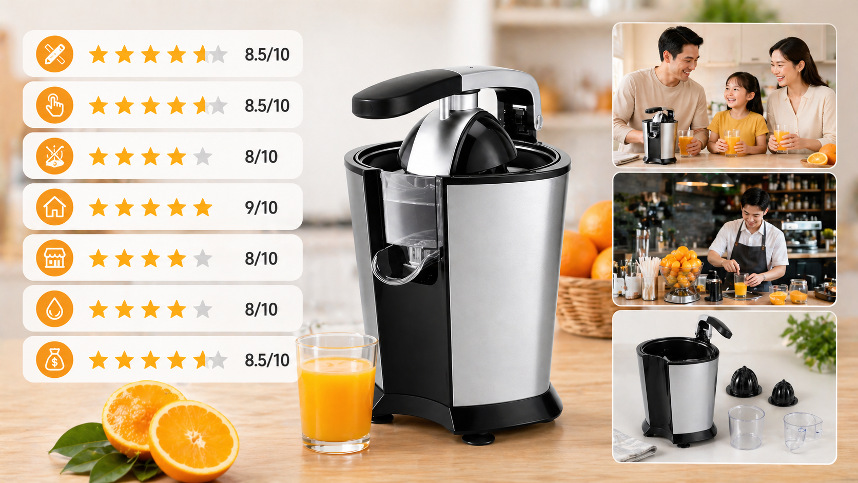 Review Máy ép cam chuyên dụng Mixmax 2000: Đánh giá chi tiết 2026