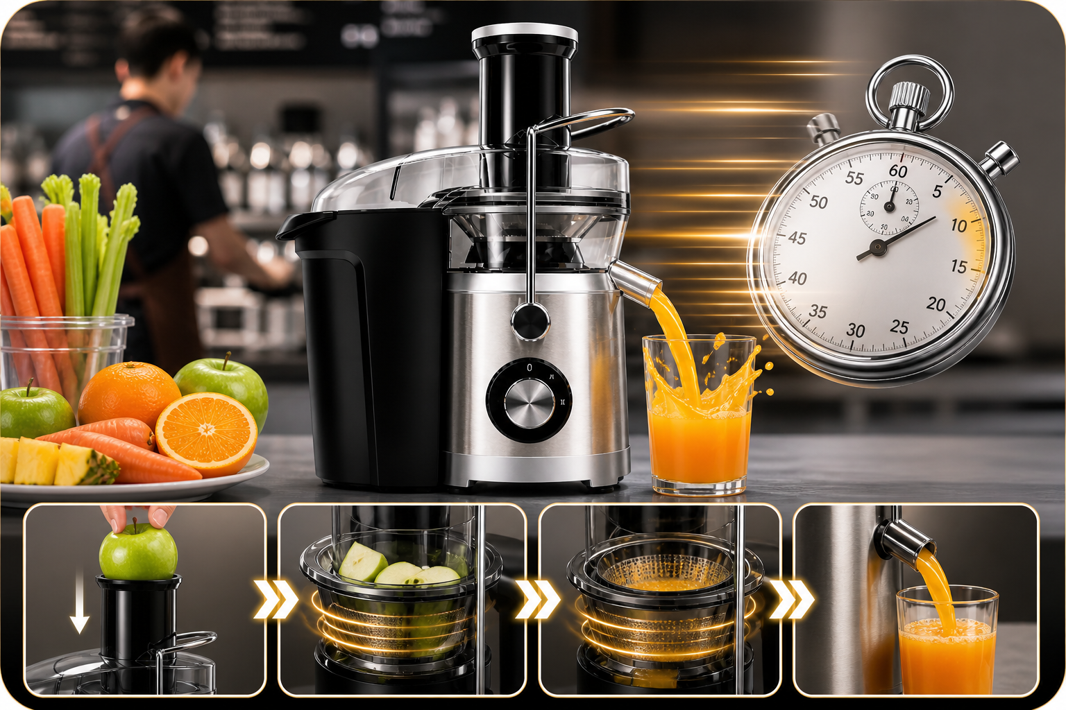 Review máy ép trái cây nhanh Mixmax FJ-04: Đánh giá chi tiết