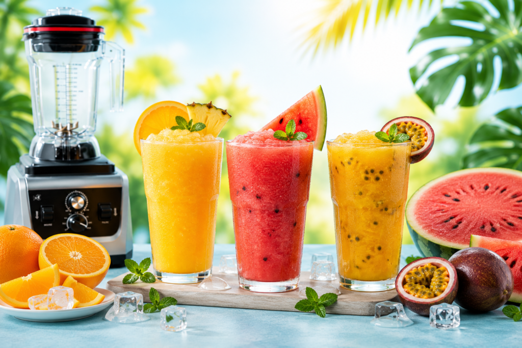 Top đồ uống mùa hè giải nhiệt cùng máy xay sinh tố dễ làm tại nhà