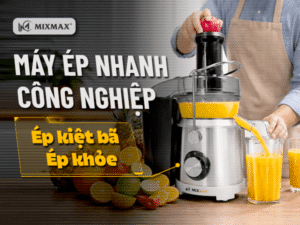 Máy ép nhanh công nghiệp nào ép khỏe và ít kẹt bã? Gợi ý dòng máy đáng mua hiện nay
