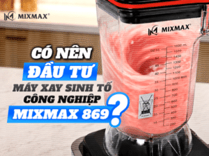 Có nên đầu tư máy xay sinh tố công nghiệp Mixmax 869? Đánh giá chi tiết từ thiết kế đến hiệu suất