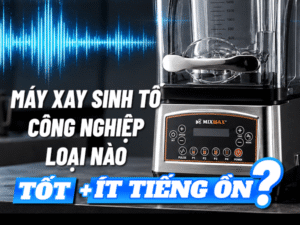 Máy xay sinh tố công nghiệp loại nào tốt và ít tiếng ồn?