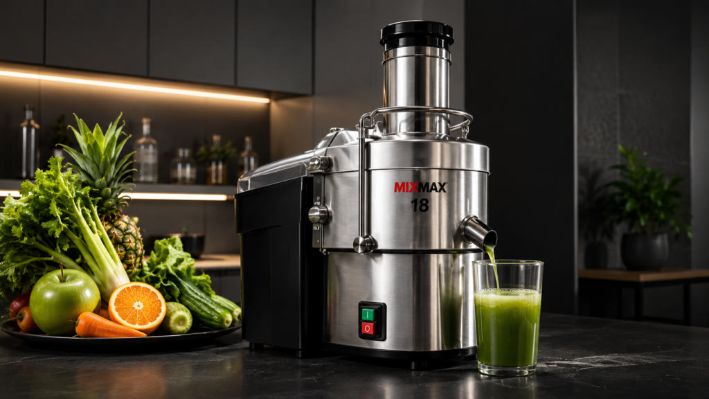 Đánh giá ưu nhược điểm máy ép nhanh công nghiệp Mixmax 18 có đáng mua không?