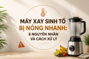Máy xay sinh tố bị nóng nhanh: 8 nguyên nhân và cách xử lý