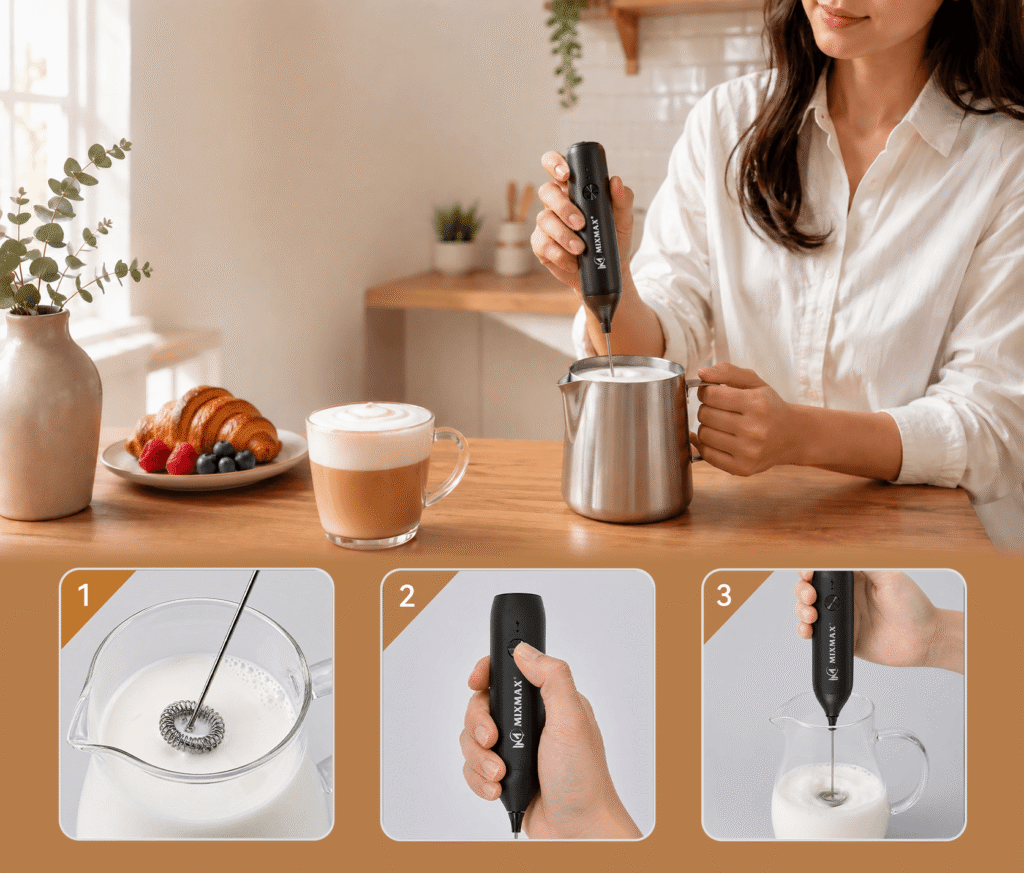 Máy đánh bọt cầm tay MIXMAX MM-10