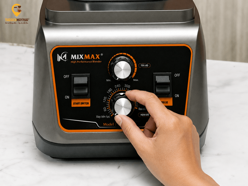 Máy xay sinh tố công nghiệp MIXMAX 89 PRO - Cối 4.5 Lít, Xay cực khoẻ 5 Máy xay sinh tố công nghiệp MIXMAX 89 PRO