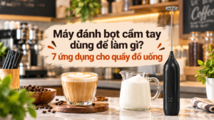 Máy đánh bọt cầm tay dùng để làm gì? 7 ứng dụng cho quầy đồ uống