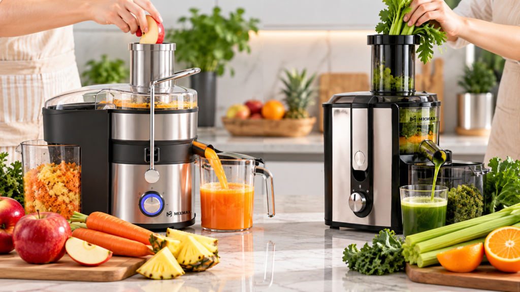 Máy ép nhanh và máy ép chậm khác nhau thế nào