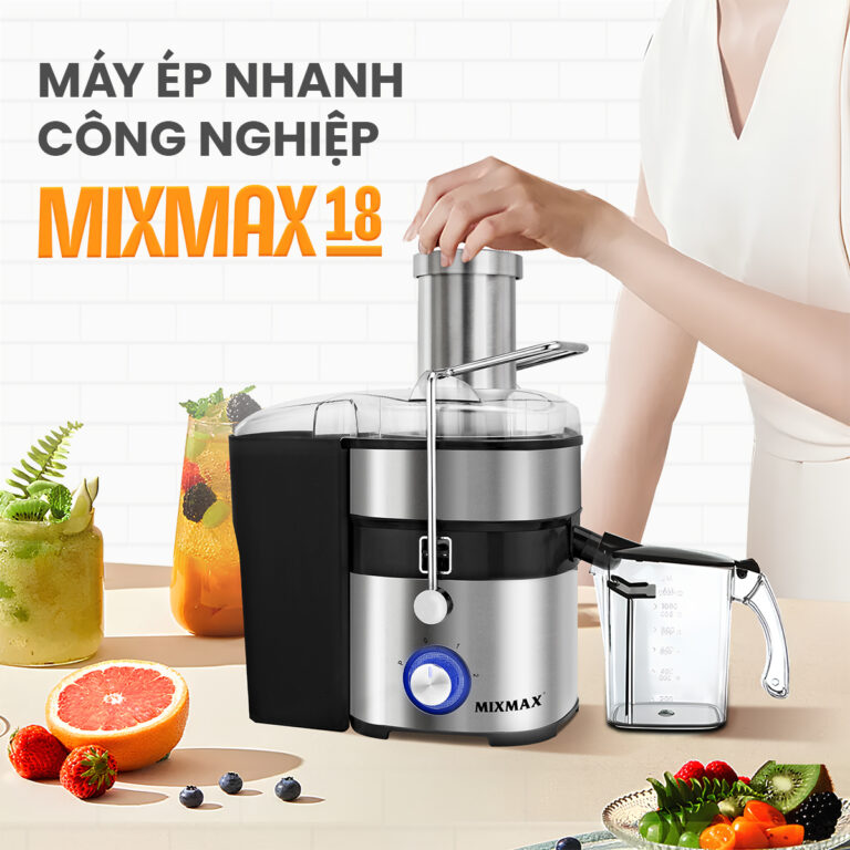 Máy ép dứa công nghiệp cho quán: Chọn máy nào để ép nhanh, ít kẹt bã?